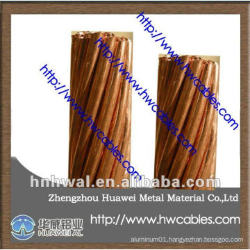 bare copper stranded conductor with the purity above 99.95%